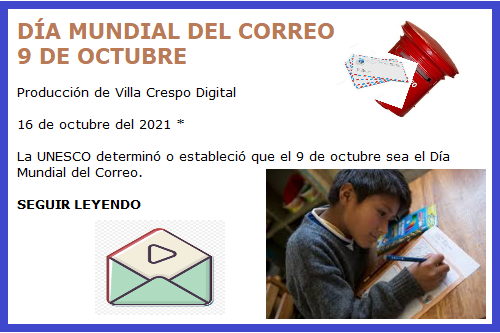 DIA MUNDIAL DEL CORREO